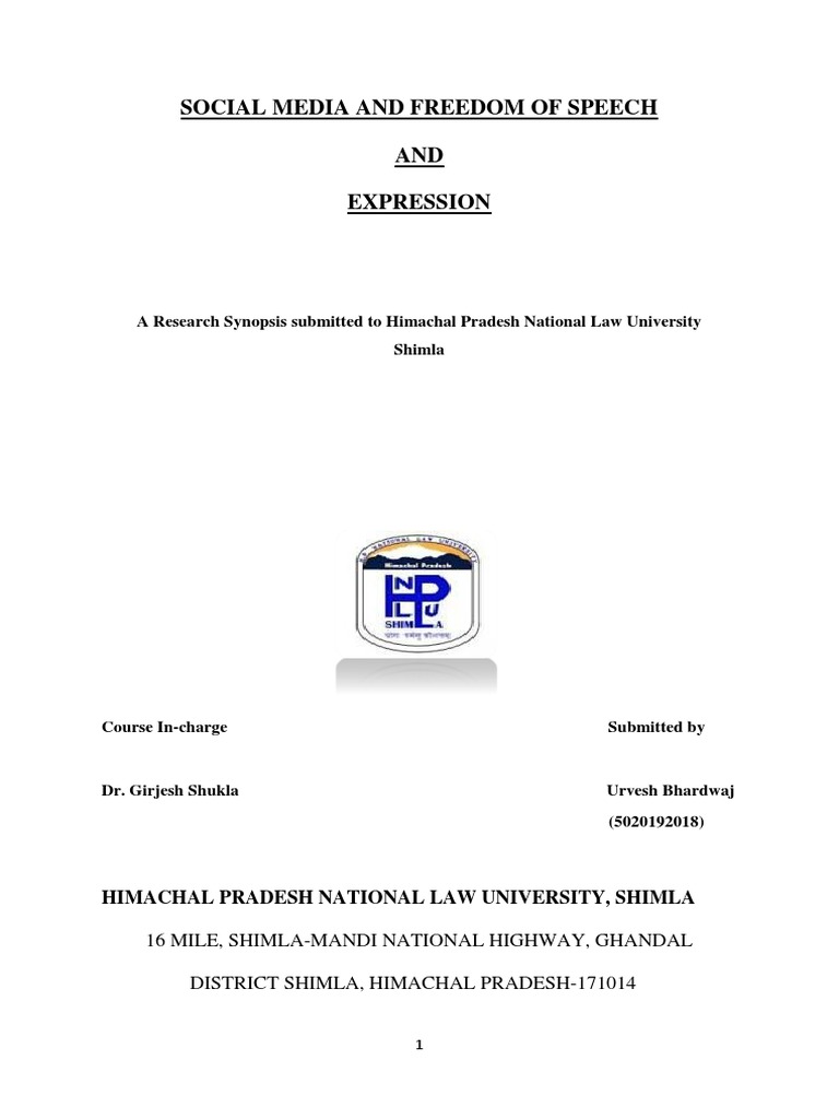 Social Media's Impact on Free Speech | PDF | Freedom Of Speech | Social ...