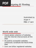 Download Web Designing and Hosting Presentation Ppt by Anjali Girish SN43852825 doc pdf