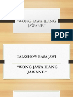 Talenan Wong Jawa Ilang