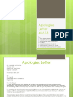 Apologies Letter GROUP 4