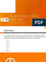 GMAT Word Problem in Rates q51 Series by 4gmat