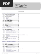 ABAP Program Tips v3