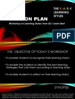 School Workshop Session Plan