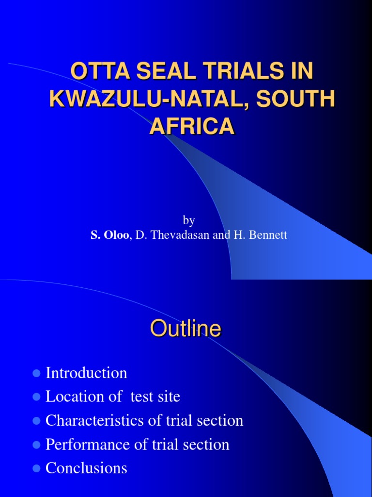 Procedimiento Otta Seal PDF Building Engineering Road Infrastructure