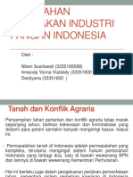 Kelemahan Kebiijakan Industri Pangan Indonesia