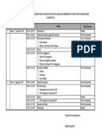 Jadwal Pelatihan