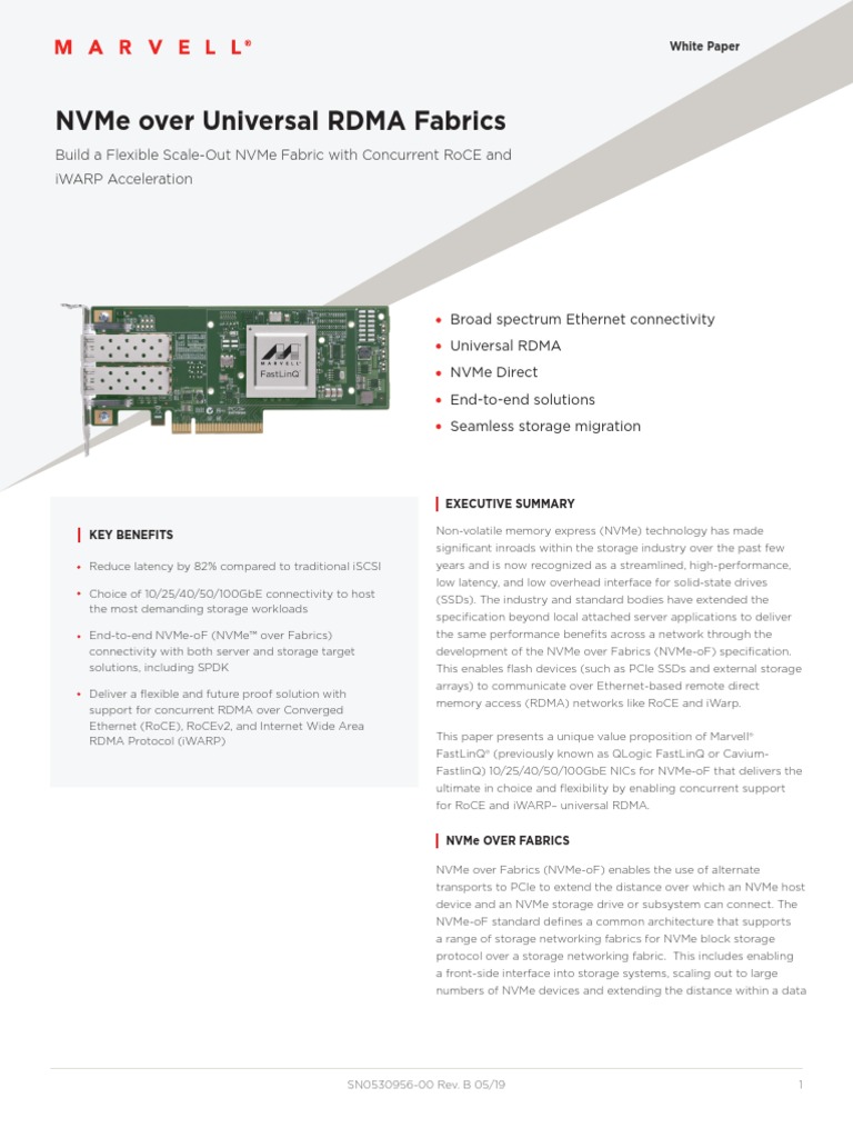 Nvme Over Fabric Rdma : NVMe over Fabrics – YOVZ