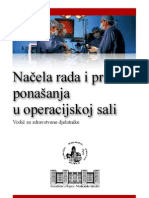 Načela Rada I Pravila Ponašanja U Operacijskoj Sali