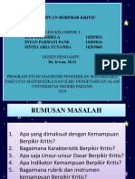 Kemampuan Berpikir Kritis