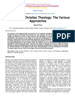 Imago Dei in Christian Theology The Vari PDF