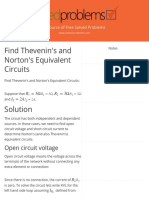 Find Thevenins and Nortons Equivalent Circuits Solved Problems