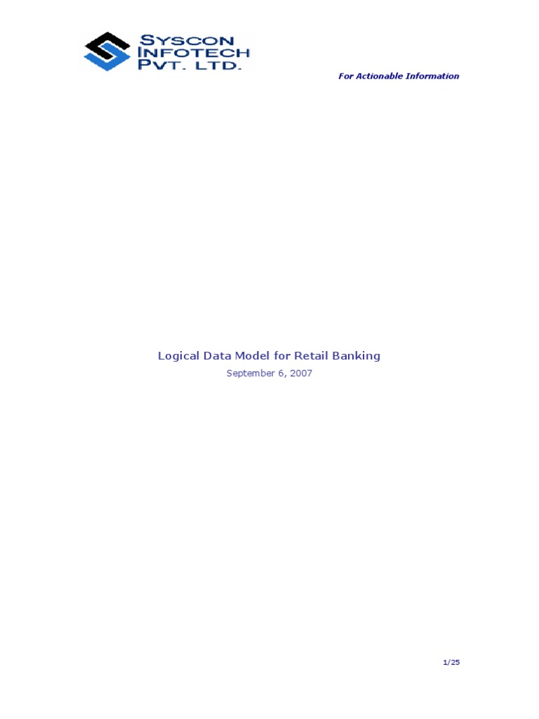1logical Data Model - Bank | PDF | Financial Transaction | Credit Card