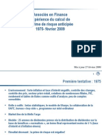 Associés en FinanceExpérience Du Calcul de La Prime de Risque Anticipée 1975-Février 2009