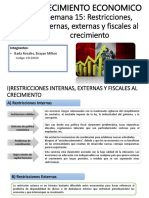 Crecimiento económico: Restricciones internas, externas y fiscales (40