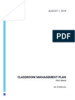 Classroommanagementplan