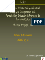 GDR - MODULO I y II-identificacion-analisis de Involucrados PDF