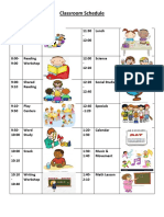 Classroom Schedule Assignment