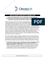Download Barack Obamas Emergency Economic Plan by Barack Obama SN4385783 doc pdf