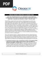 Download Barack Obamas Emergency Economic Plan by Barack Obama SN4385783 doc pdf