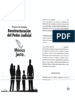 Iniciativa de Reforma Conststitucional Del Poder Judicial Mexicano