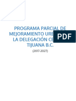 Programa Parcial de Mejoramiento Urbano de La Delegacic3b3n Centro de Tijuana B C 2017-20-1