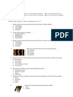 Soal SBDP Kelas 4 2018