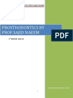 Prosthodontics by Prof. Sajid Naeem