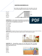 Questões de Matemática e Física 9oA