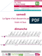 Ligne 51 - Bordeaux Dax Hendaye: 4 Bus en Circulation Dimanche