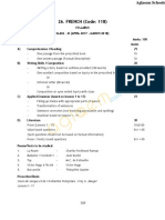 CBSE French Syllabus