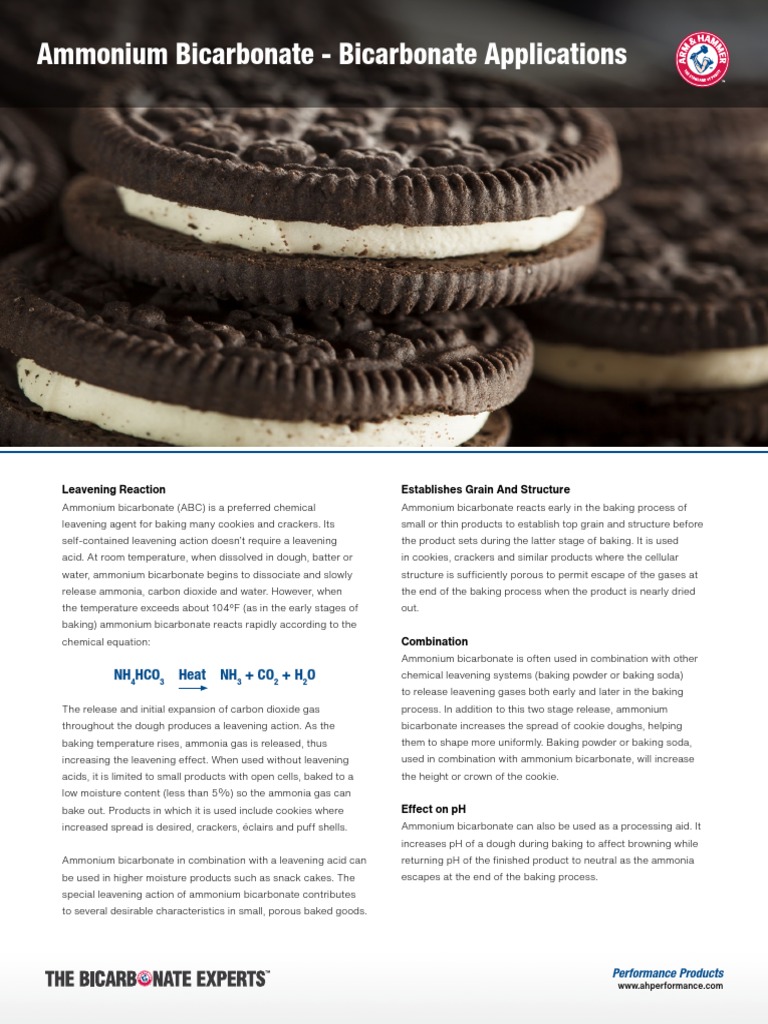 Ammonium Bicarbonate Vs Baking Soda informacionpublica.svet.gob.gt