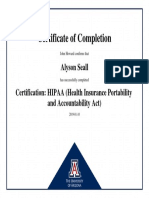 hipaa certification 2019