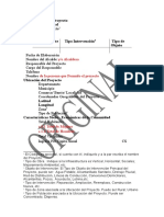 Documentos de PreFactibilidad de Agua Potable