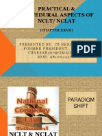 2018.05.19 - NIRC ICAI - Practical & Procedural Aspects of NCLT NCLAT & IBC & Court Craft
