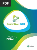 Resumo Final – Sustentável 2018