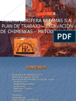 Plan de Trabajo Excavacion Chimeneas Metodo Alimak PDF