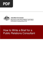 Writing A Communications Brief