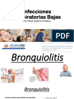 Infecciones Respiratorias Bajas: Bronquiolitis (IRB