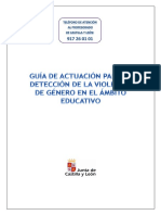 Guía de Detección de Violencia de Género en El Ámbito Educativo.