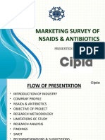 Marketing Survey of Nsaids & Antibiotics: Presented By:-Harsh Goyal