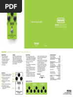 MXR Dyna Comp M102 | PDF | Decibel | Sound Production Technology