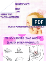 PP Metode Barier Intra Vagina