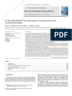 On The Applicability of The Visual Impact Assess - 2011 - Renewable and Sustaina