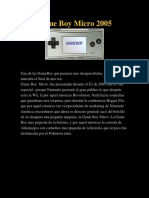 El Rincón de Las Maquinitas Game Boy Micro 2005