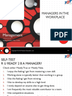 Chap 1 - Managers in The Workplace