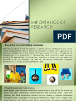 3 Importance and Purpose of Research