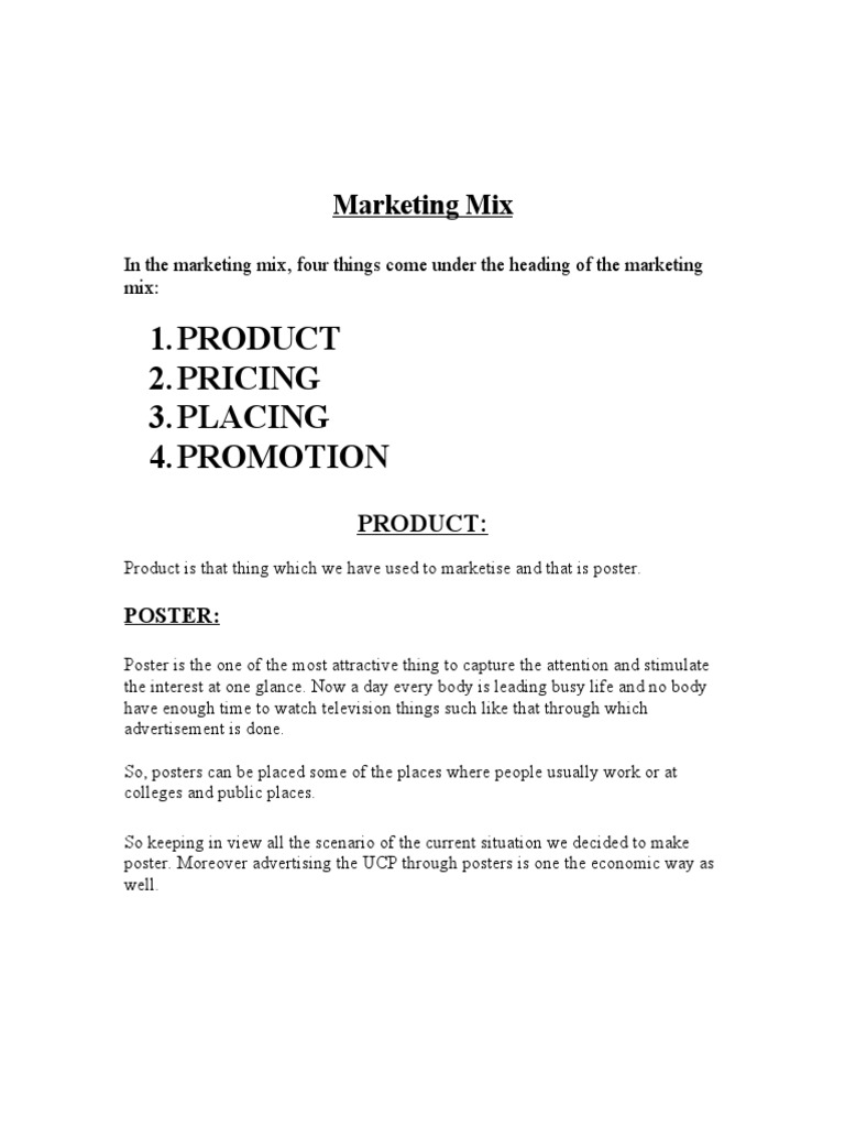 Marketing Posters for UCP Students | PDF | Business