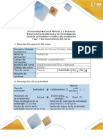 Guía de Actividades y Rúbrica de Evaluación - Fase 1 - Reconocimiento Del Curso