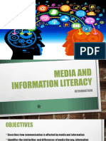 Media and Information Literacy