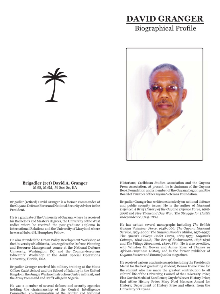 David Granger: Military and Academic Legacy | PDF | Military | Violence